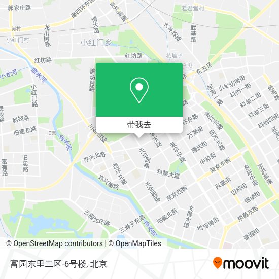 富园东里二区-6号楼地图