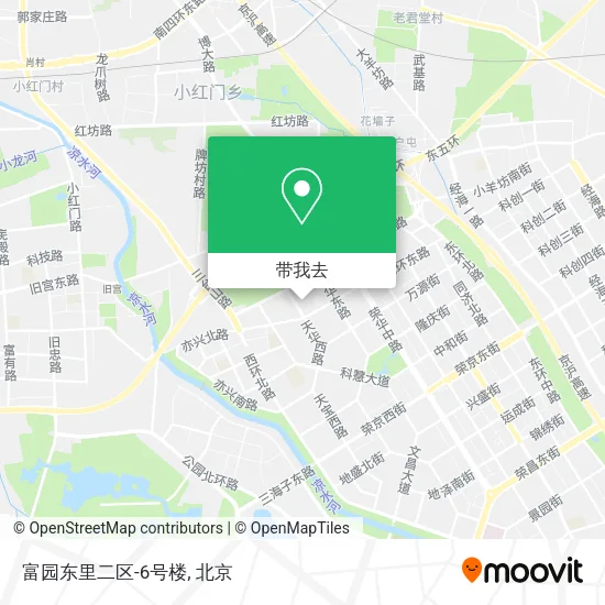富园东里二区-6号楼地图