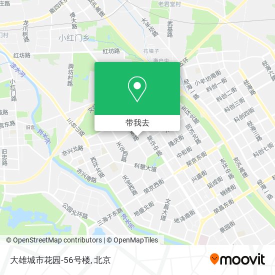 大雄城市花园-56号楼地图