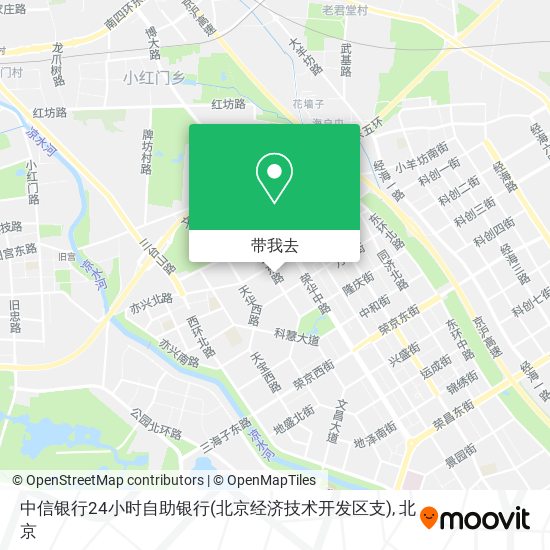 中信银行24小时自助银行(北京经济技术开发区支)地图