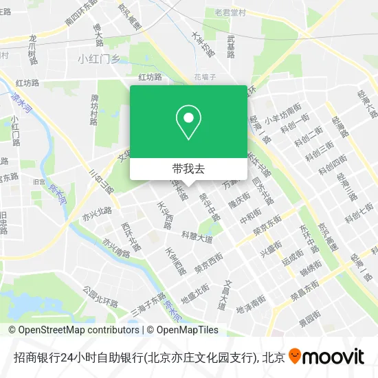 招商银行24小时自助银行(北京亦庄文化园支行)地图