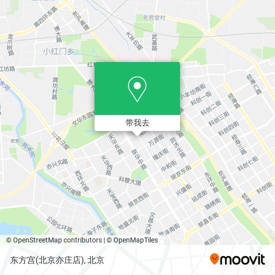 东方宫(北京亦庄店)地图
