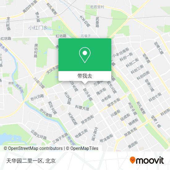 天华园二里一区地图