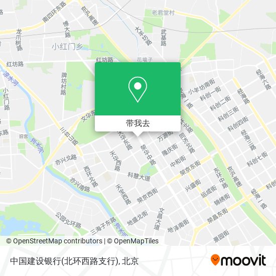 中国建设银行(北环西路支行)地图