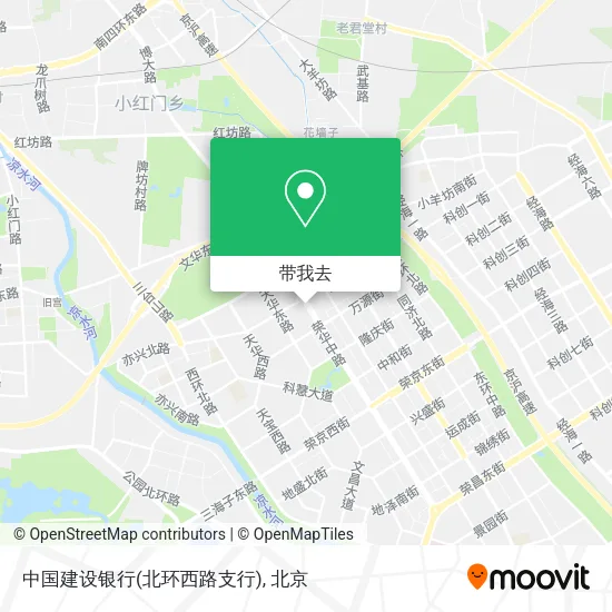 中国建设银行(北环西路支行)地图