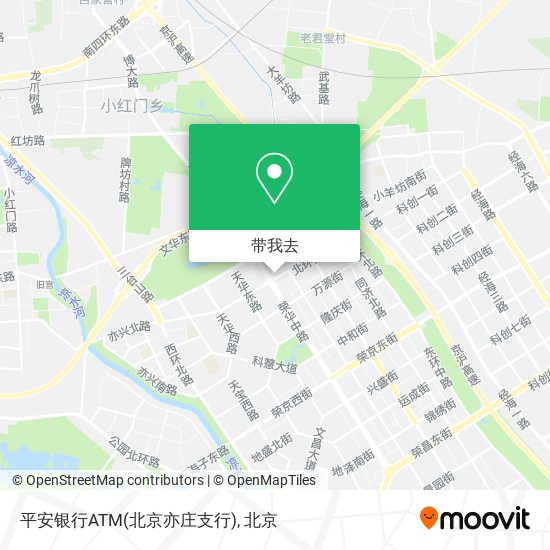 平安银行ATM(北京亦庄支行)地图