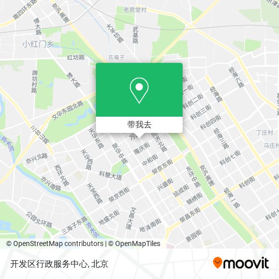 开发区行政服务中心地图