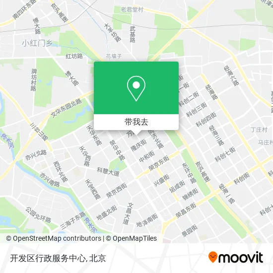 开发区行政服务中心地图