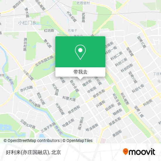 好利来(亦庄国融店)地图