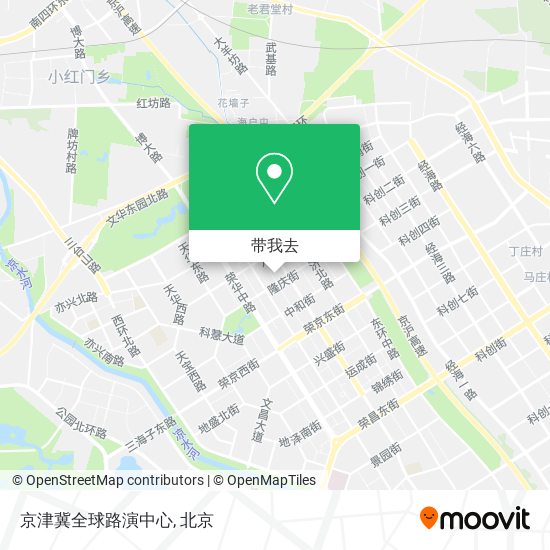 京津冀全球路演中心地图
