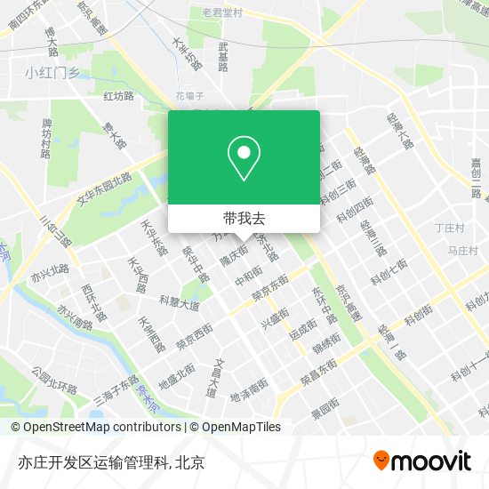 亦庄开发区运输管理科地图