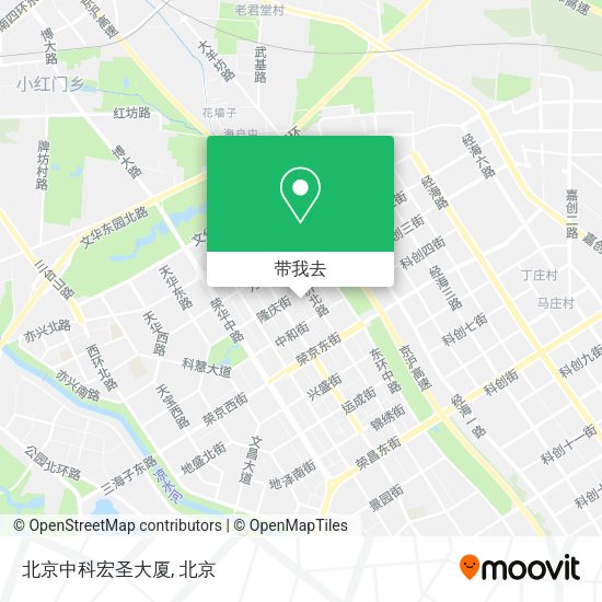北京中科宏圣大厦地图