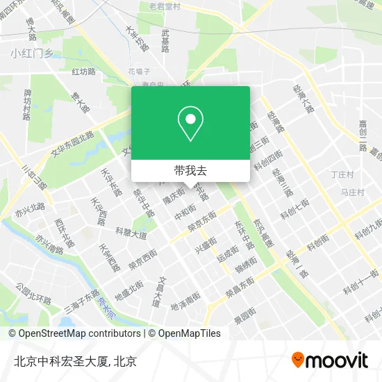 北京中科宏圣大厦地图