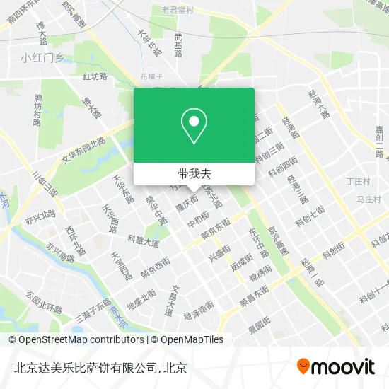 北京达美乐比萨饼有限公司地图
