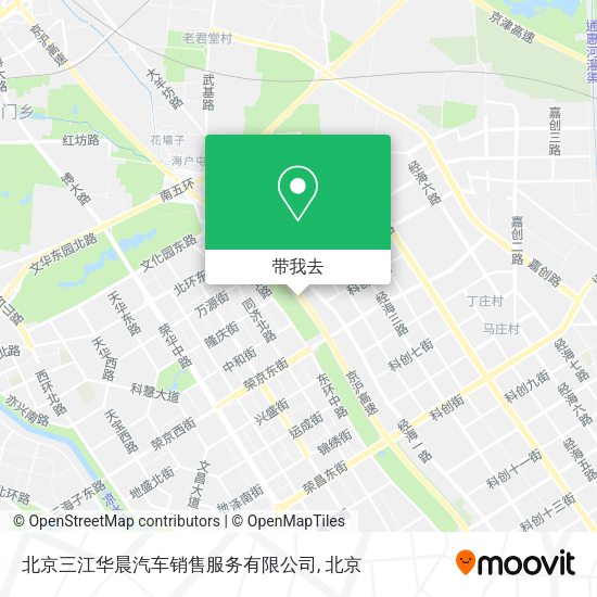 北京三江华晨汽车销售服务有限公司地图