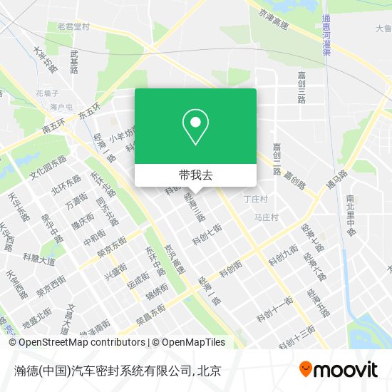 瀚德(中国)汽车密封系统有限公司地图