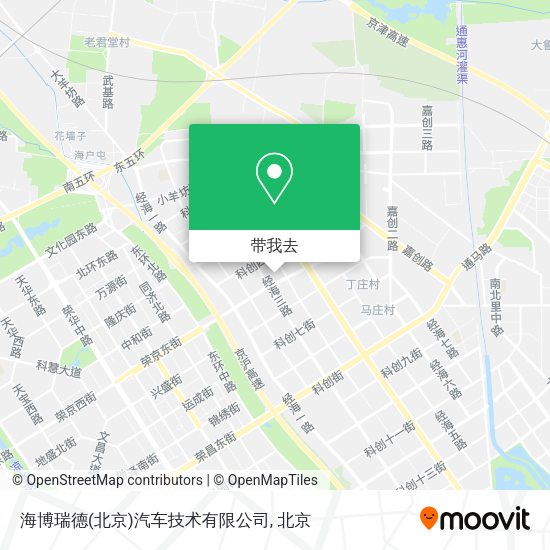 海博瑞德(北京)汽车技术有限公司地图