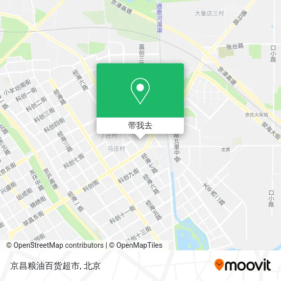 京昌粮油百货超市地图