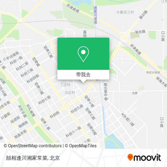囍相逢川湘家常菜地图