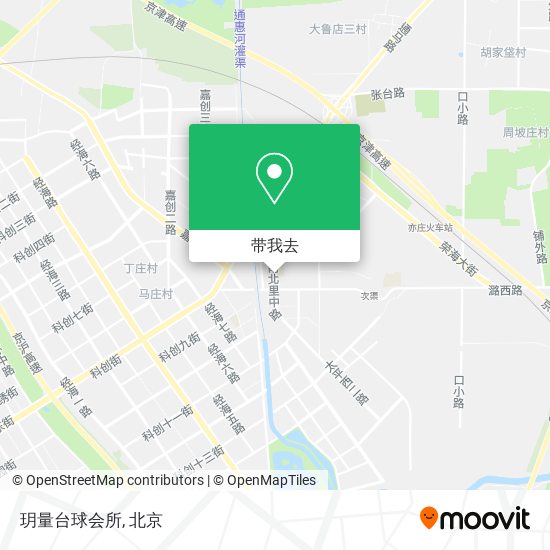 玥量台球会所地图