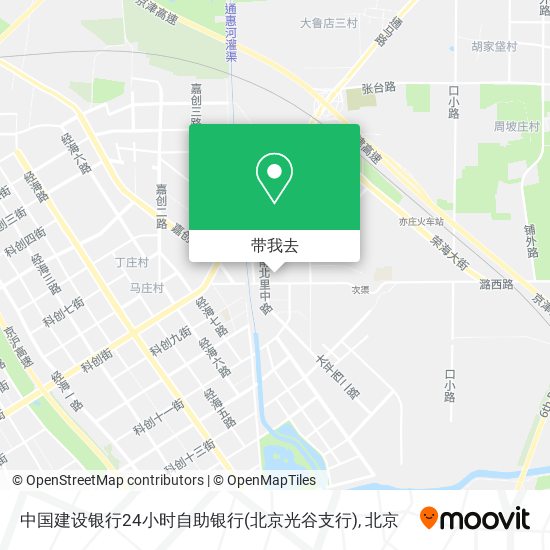 中国建设银行24小时自助银行(北京光谷支行)地图