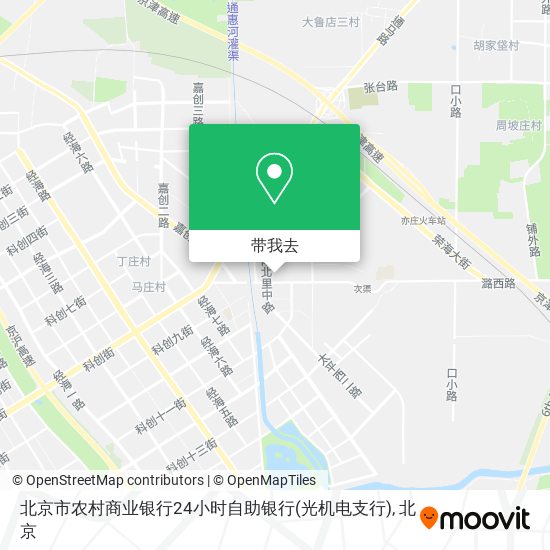 北京市农村商业银行24小时自助银行(光机电支行)地图