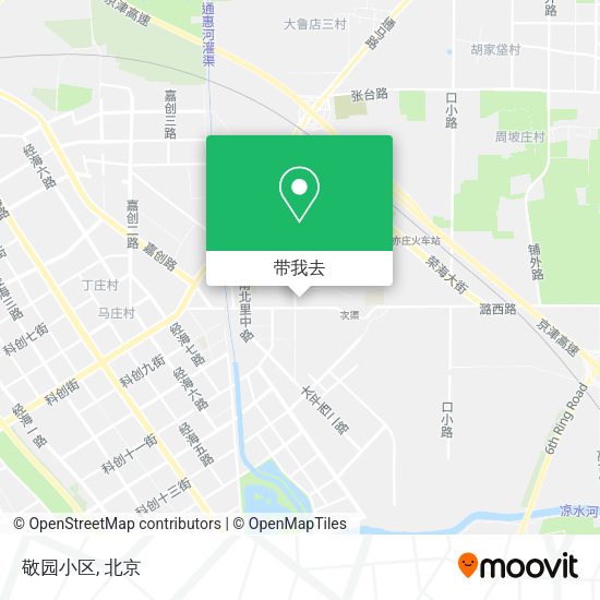 敬园小区地图