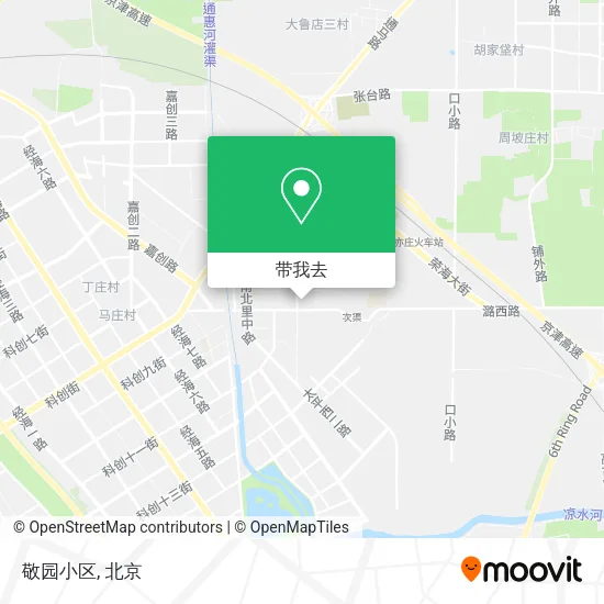 敬园小区地图