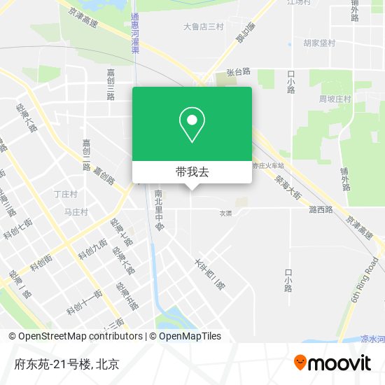 府东苑-21号楼地图