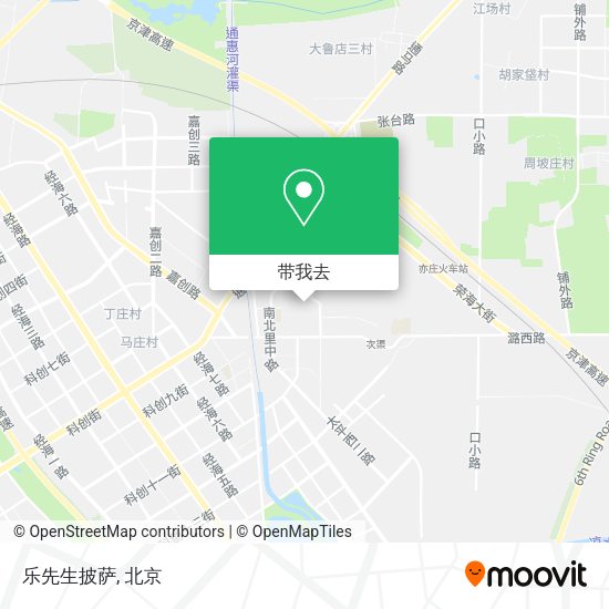乐先生披萨地图