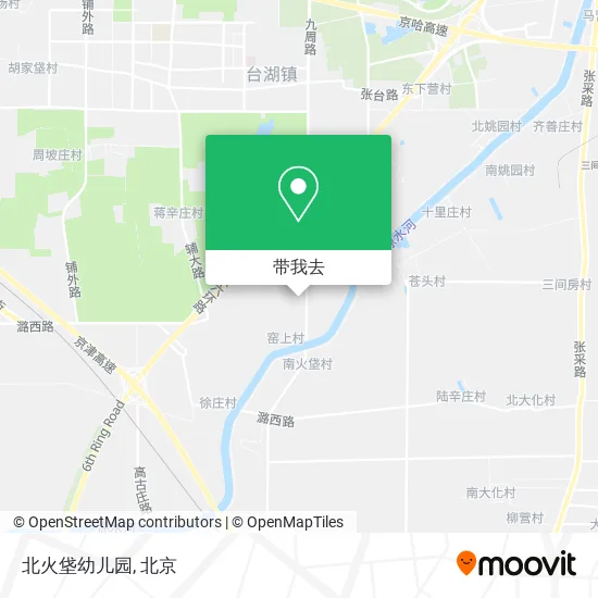 北火垡幼儿园地图