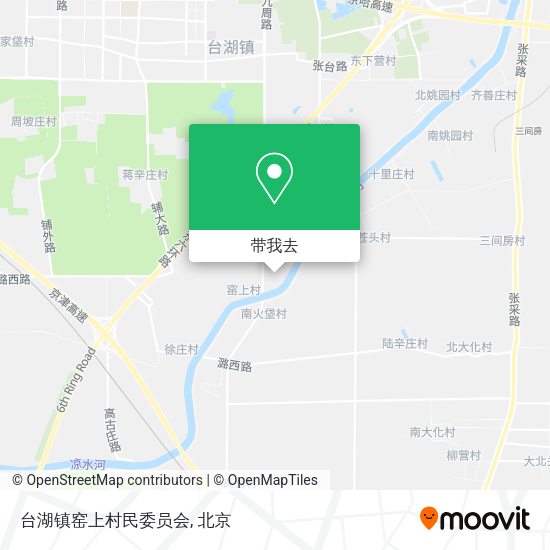 台湖镇窑上村民委员会地图