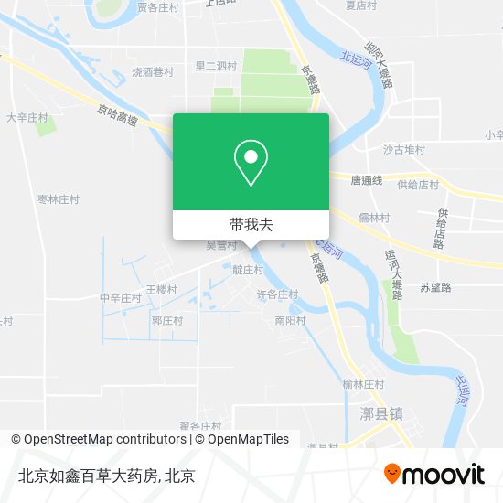 北京如鑫百草大药房地图