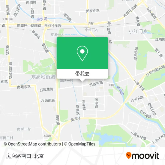 庑店路南口地图