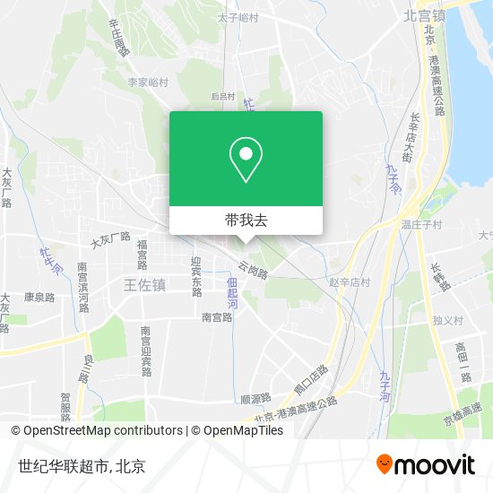 世纪华联超市地图
