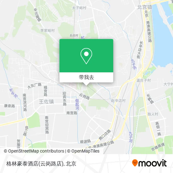 格林豪泰酒店(云岗路店)地图