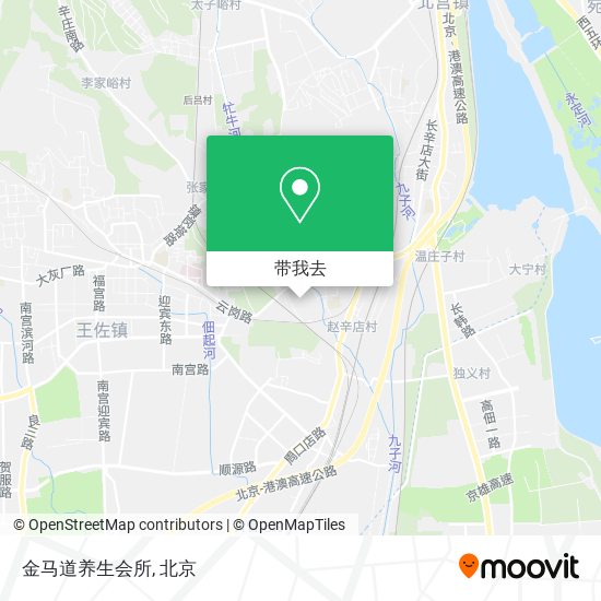 金马道养生会所地图