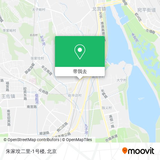朱家坟二里-1号楼地图