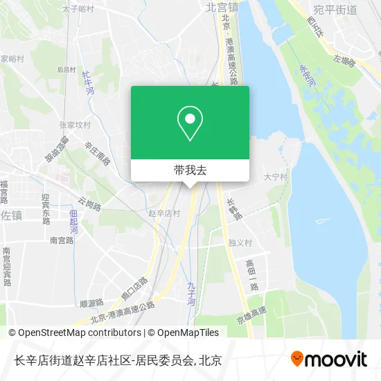 长辛店街道赵辛店社区-居民委员会地图