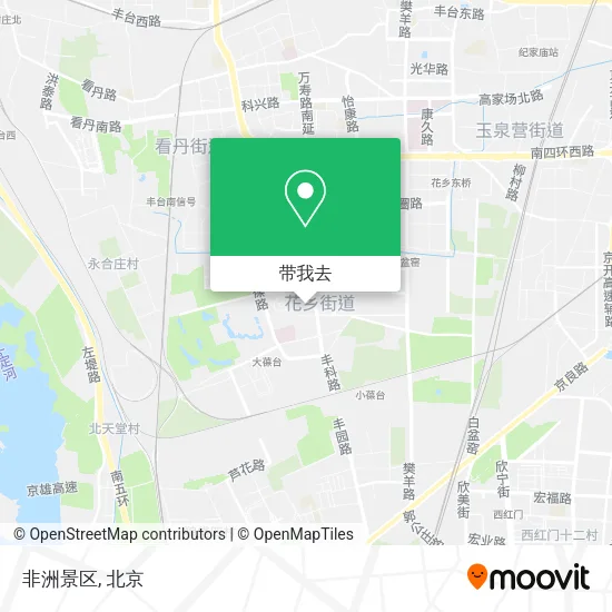 非洲景区地图
