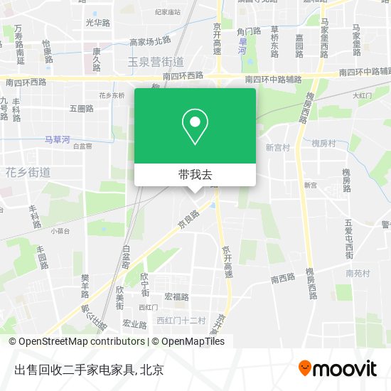 出售回收二手家电家具地图