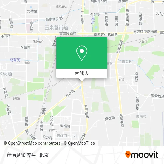 康怡足道养生地图