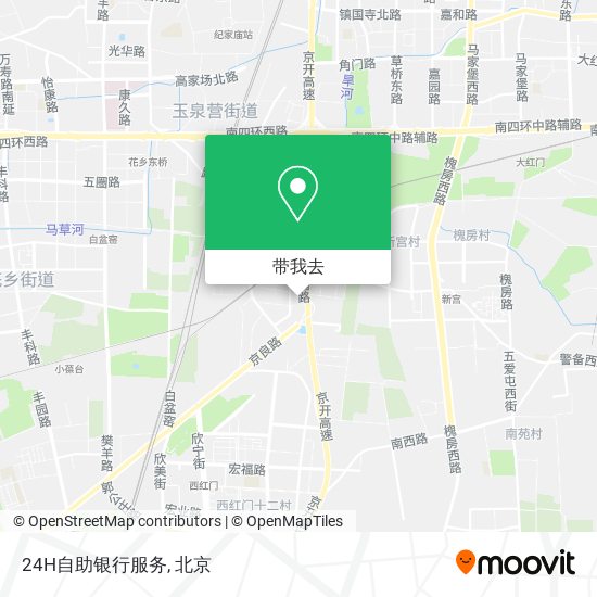 24H自助银行服务地图