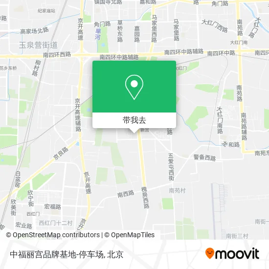 中福丽宫品牌基地-停车场地图