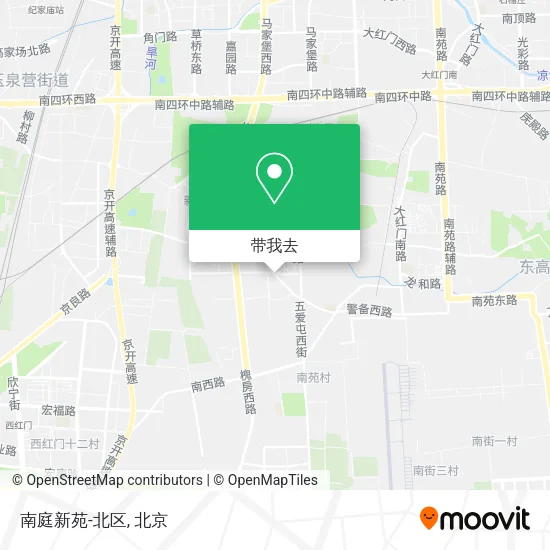 南庭新苑-北区地图