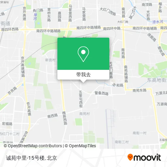 诚苑中里-15号楼地图