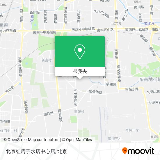 北京红房子水店中心店地图