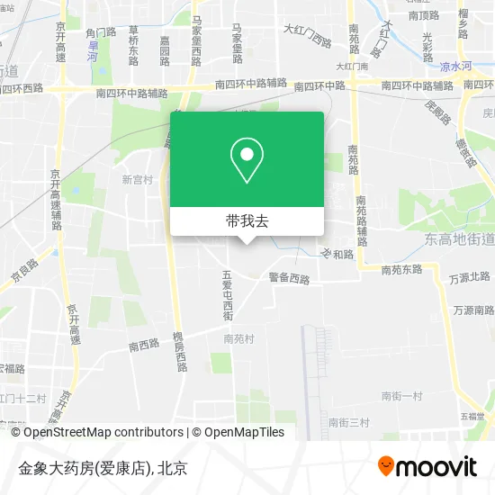 金象大药房(爱康店)地图