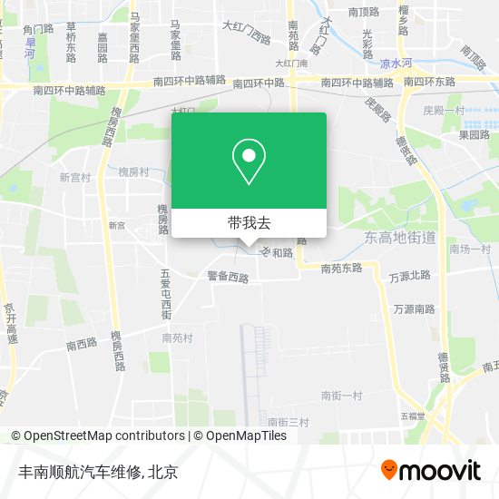 丰南顺航汽车维修地图