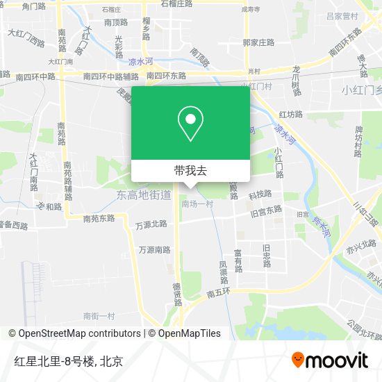 红星北里-8号楼地图
